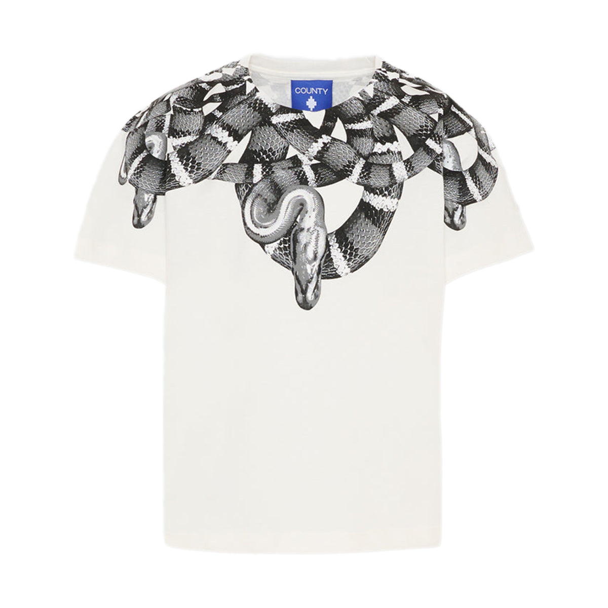 Shirt Marcelo Burlon con stampa serpente vista frontale