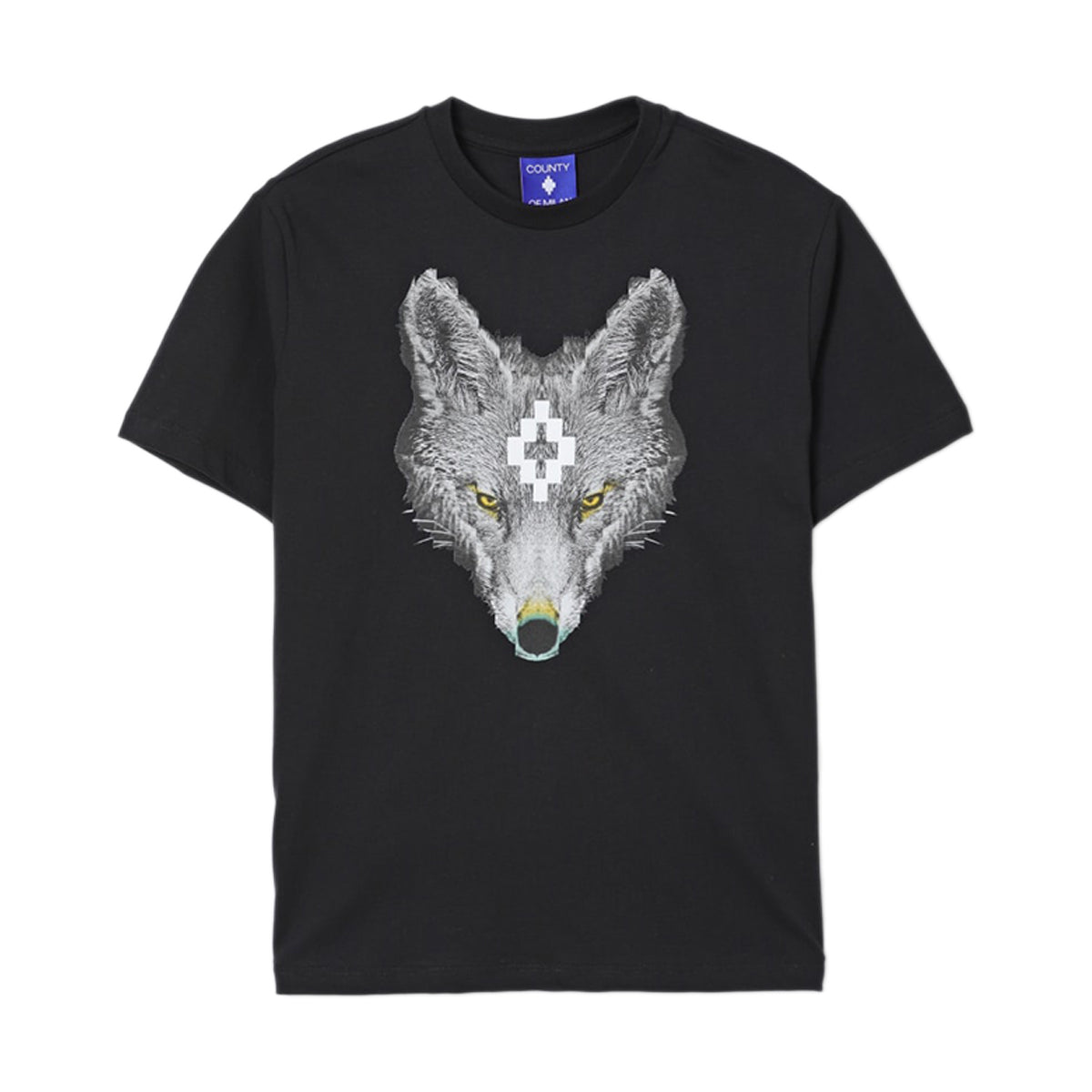 Shirt Marcelo Burlon con stampa lupo vista frontale 