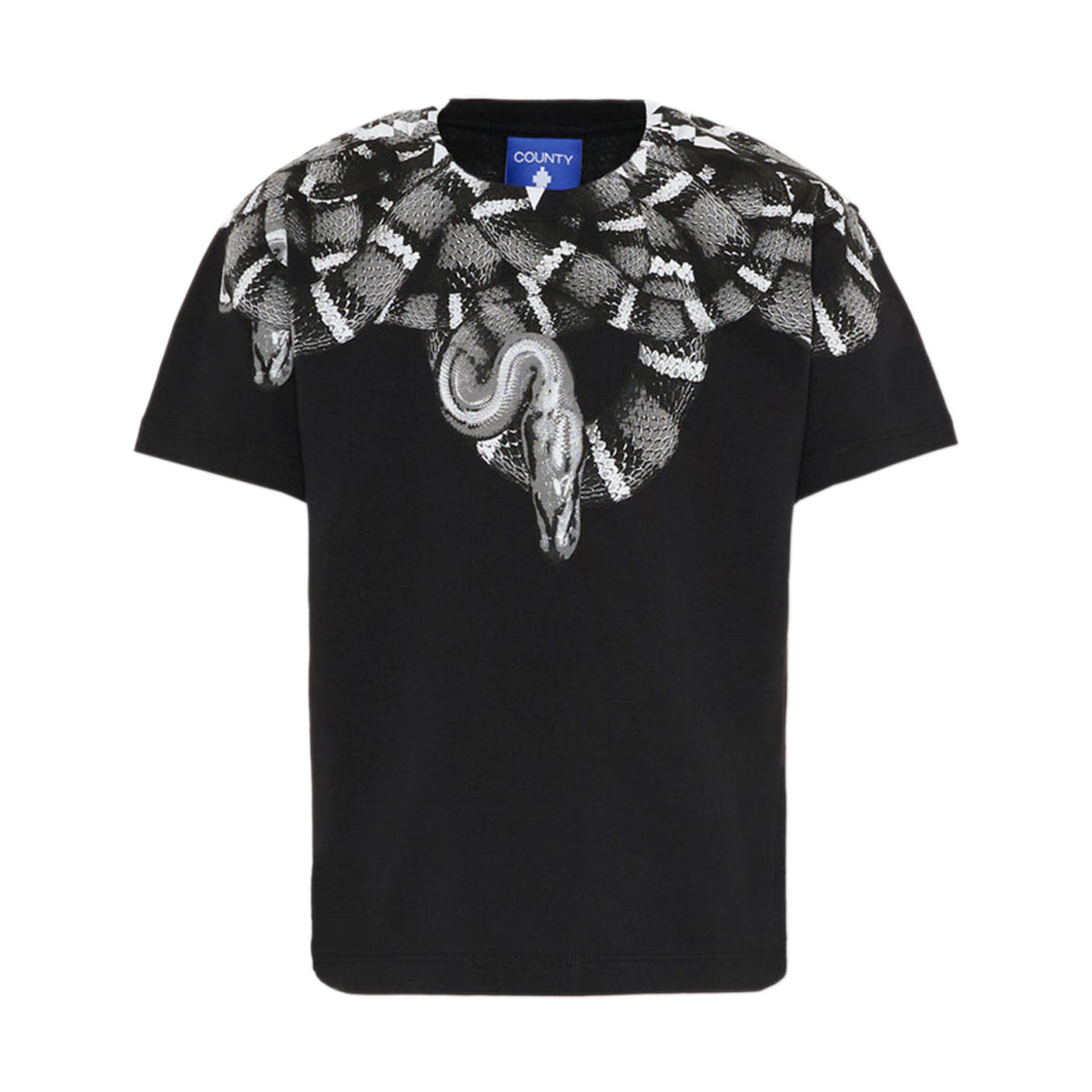 Shirt Marcelo Burlon con stampa serpente vista frontale