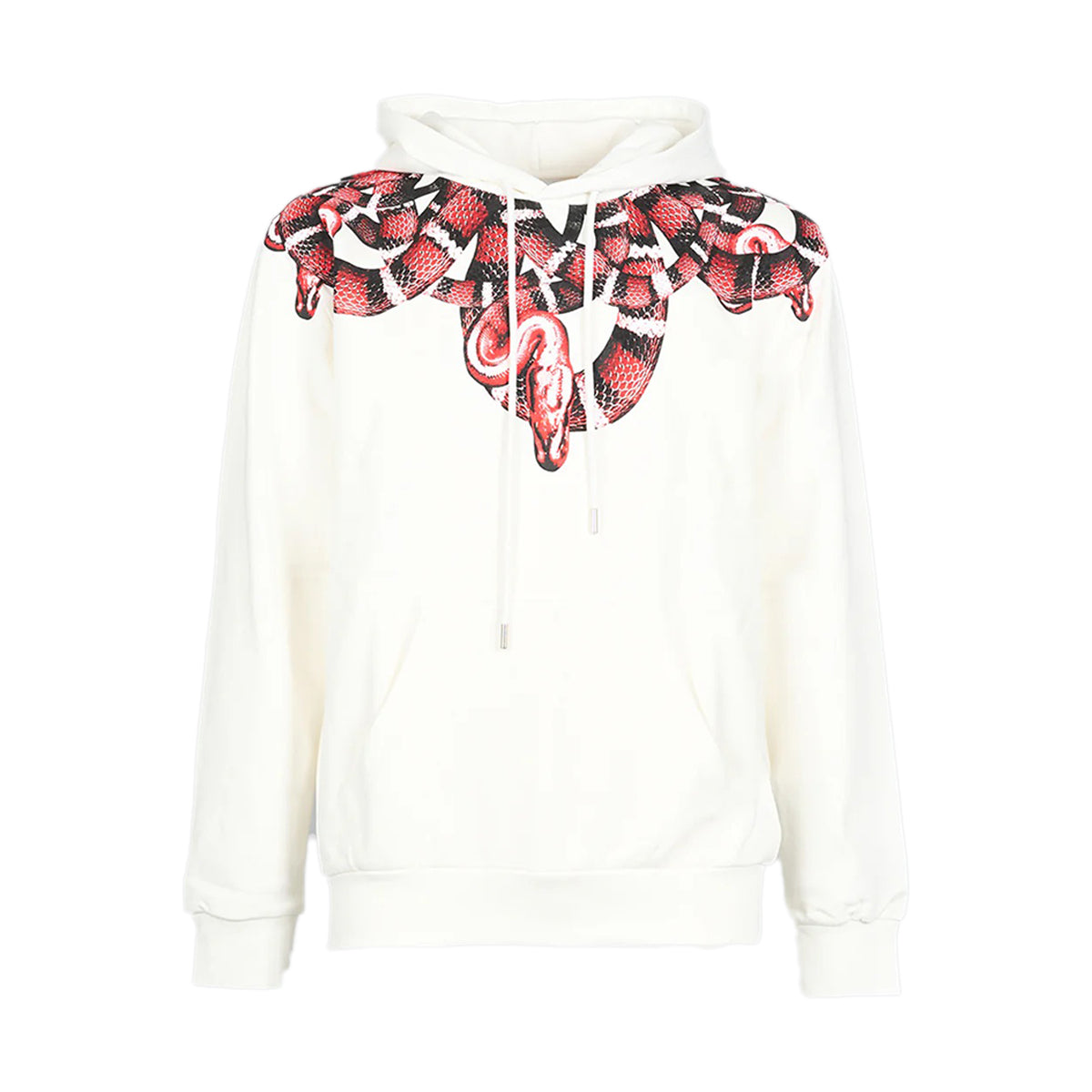 Felpa Marcelo Burlon con stampa serpente vista frontale