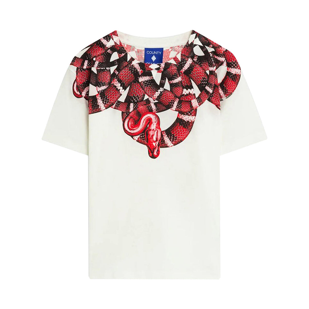 Shirt Marcelo Burlon con stampa serpente vista frontale 